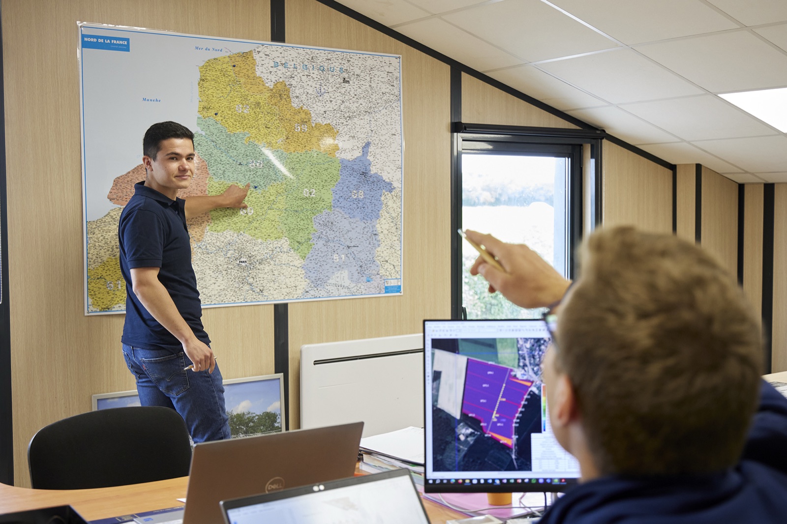 Bureau d'étude : préparation d'un projet sur carte — VERHAEGHE IRRIGATION